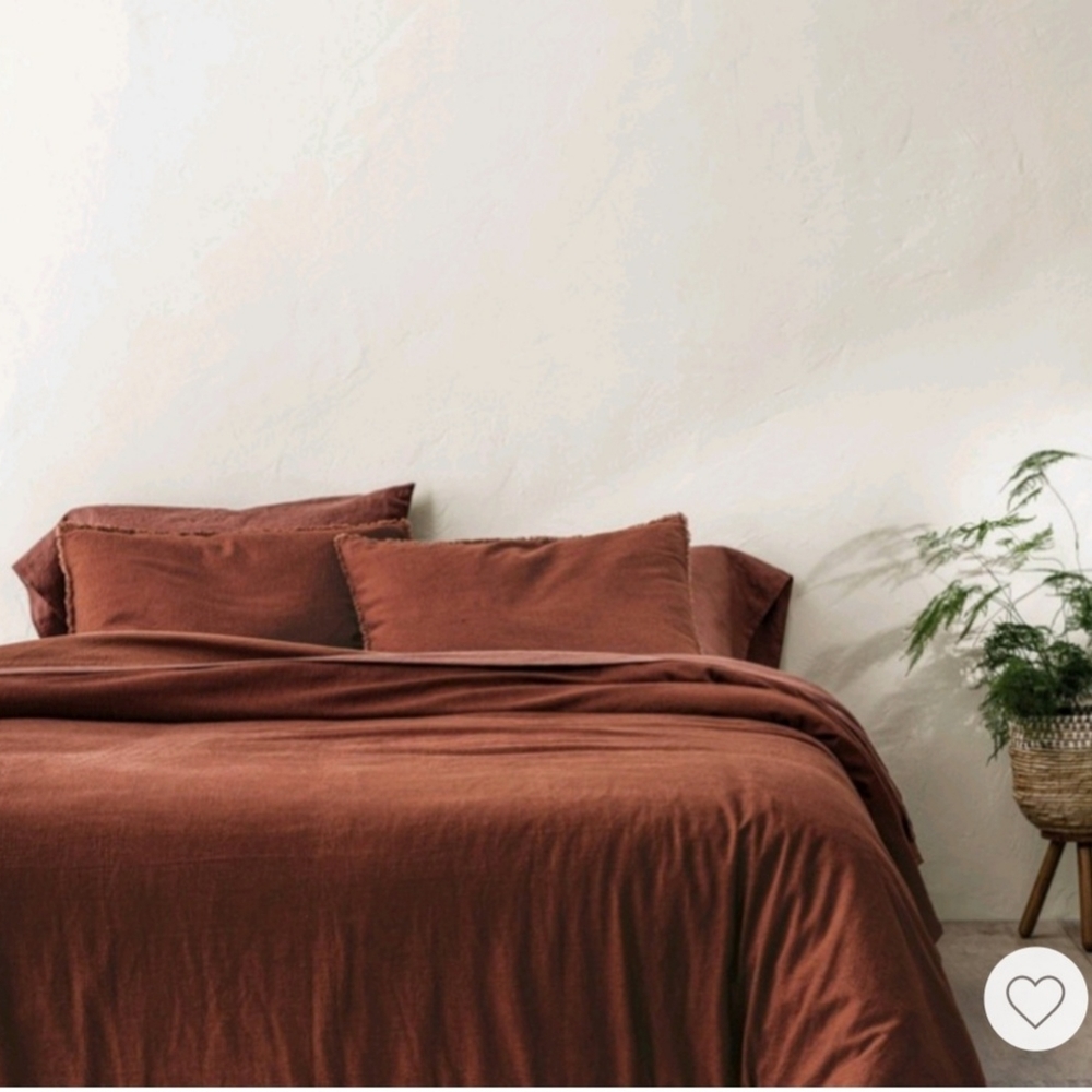 Casaluna F/Q Linen Comforter Set